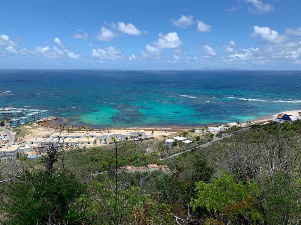 for sale, 2330 m2 ocean view land, sint maarten, oyster pond 3 IRETEAM
