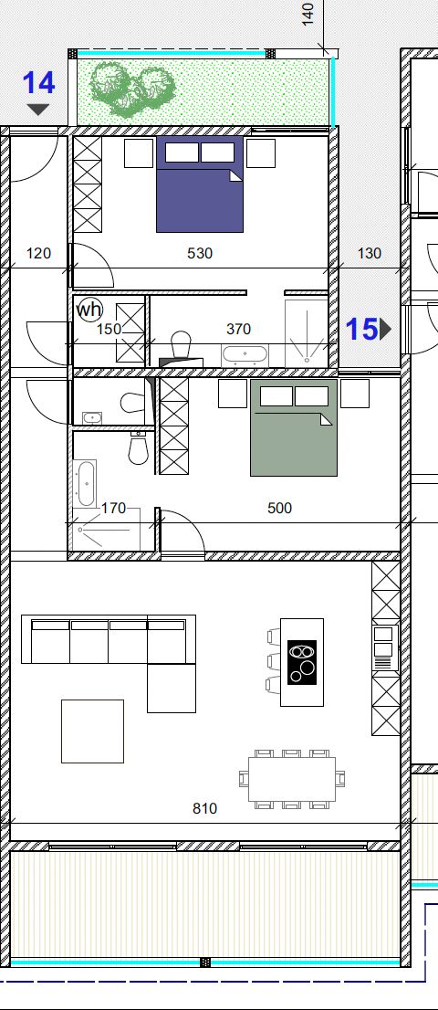 Apartment in Point Blanche